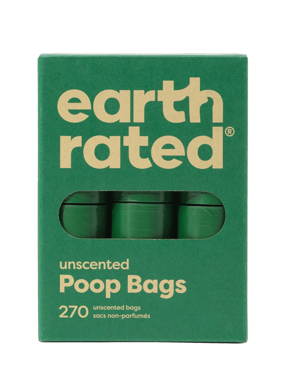 Earth Rated unscented dog poop bag roll