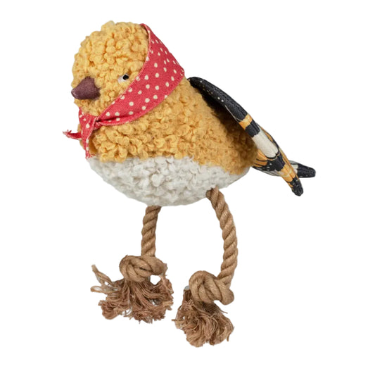 Ms Birdie Mixed Material Dog Toy