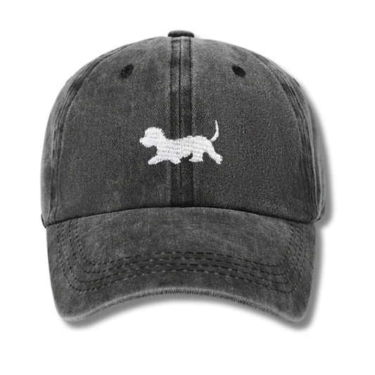 Puppy Outline Embroidered Hat