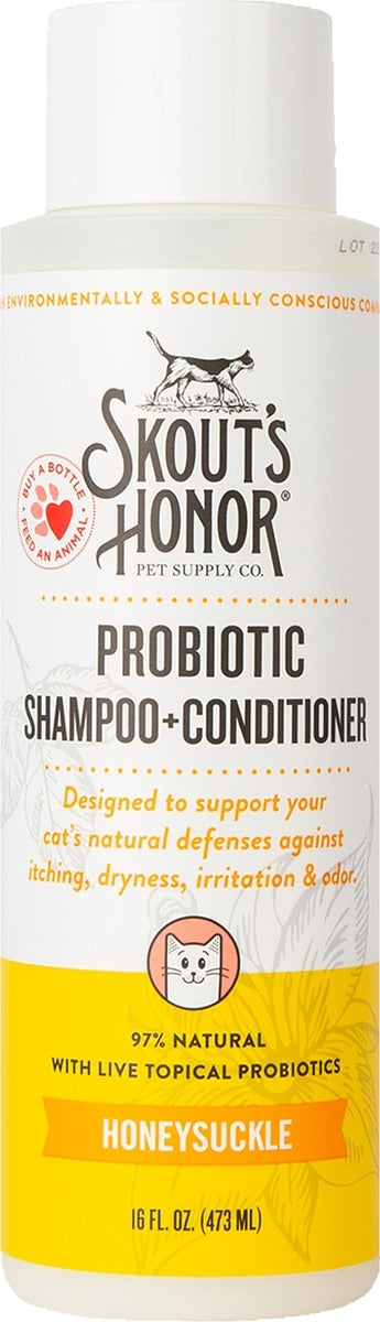Probiotic Sham+Cond Honeysuckle Cat Shampoo