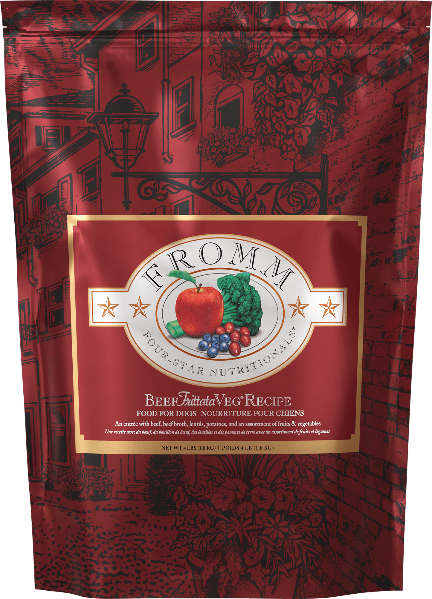 Fromm Four-Star Beef Frittata Veg Recipe Dry Dog Food