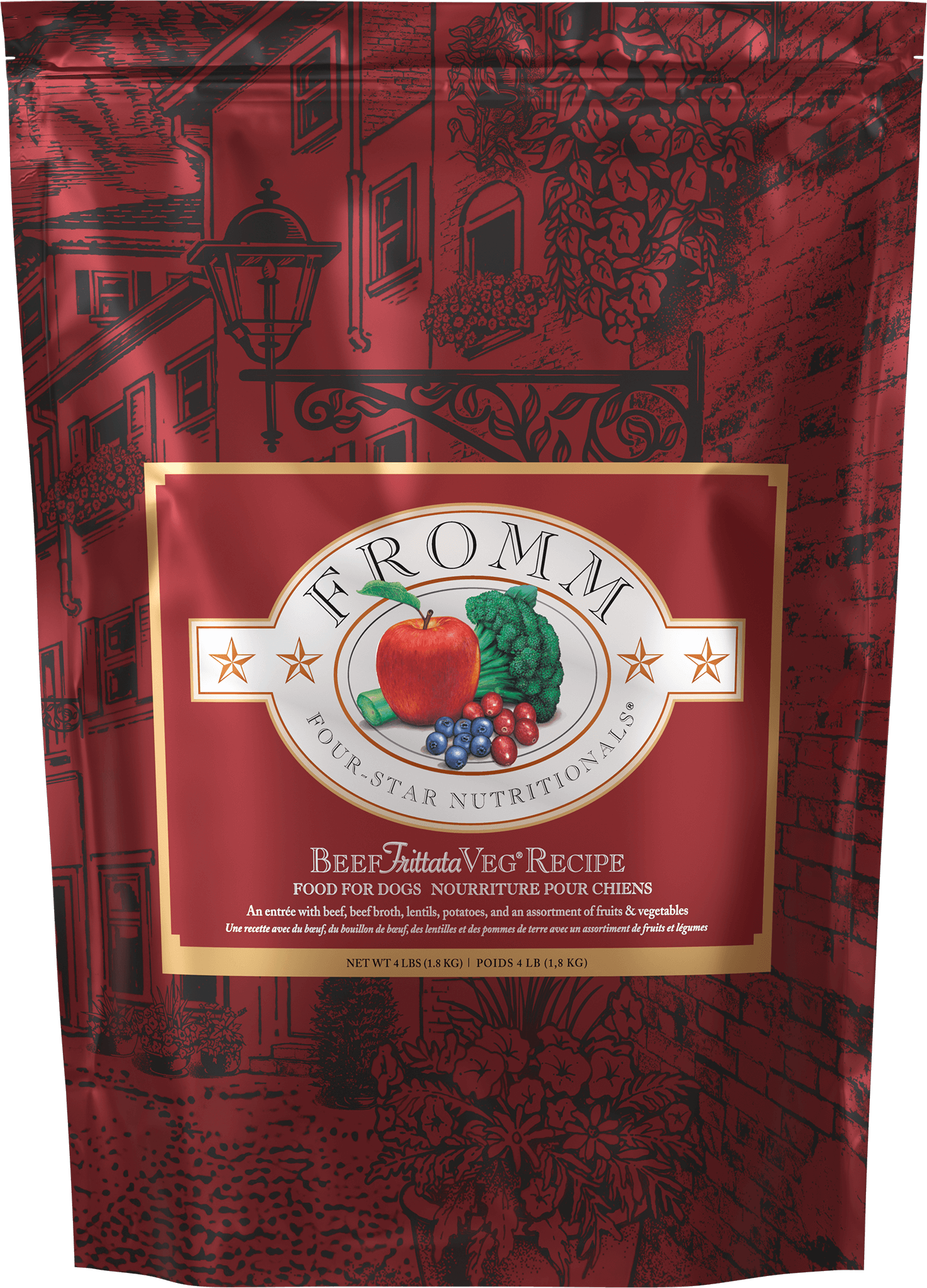 Fromm Four-Star Beef Frittata Veg Recipe Dry Dog Food