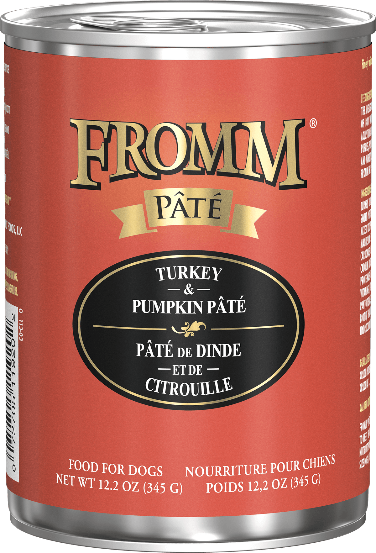 Fromm Turkey & Pumpkin Pate 12.2oz