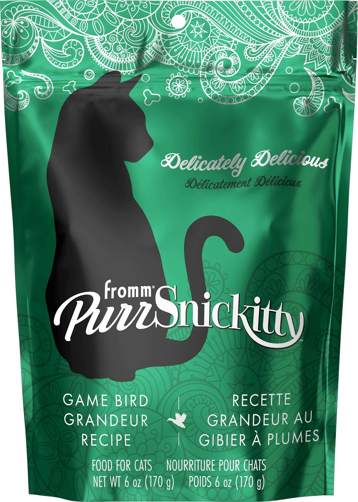 Fromm PurrSnickitty Game Bird Grandeur Dry Cat Food 6oz Trial Bag
