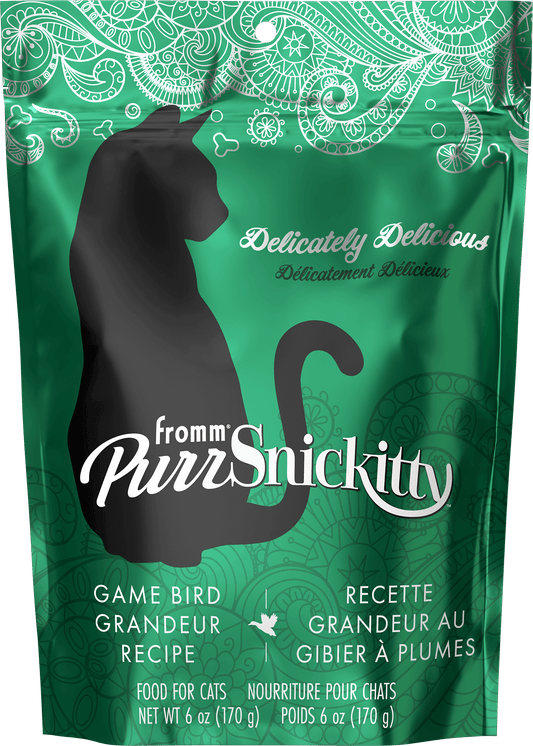 Fromm PurrSnickitty Game Bird Grandeur Dry Cat Food 6oz Trial Bag