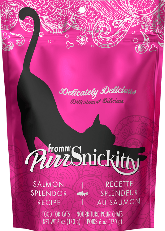 Fromm PurrSnickitty Salmon Splendor Dry Cat Food 6oz Trial Bag
