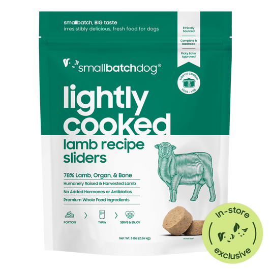 Smallbatch Dog Lightly Cooked Lamb