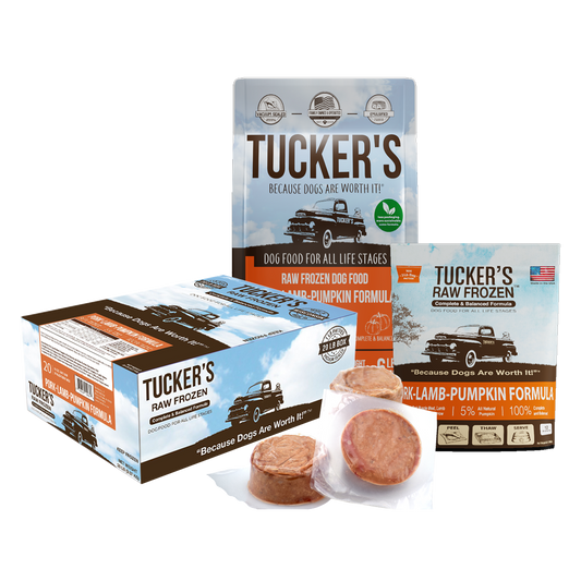 Tucker's Frozen Raw Dog Food Pork, Lamb & Pumpkin 3lb