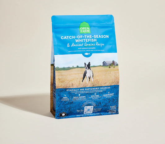 Whitefish & Ancient Grains Dog Kibble 22#