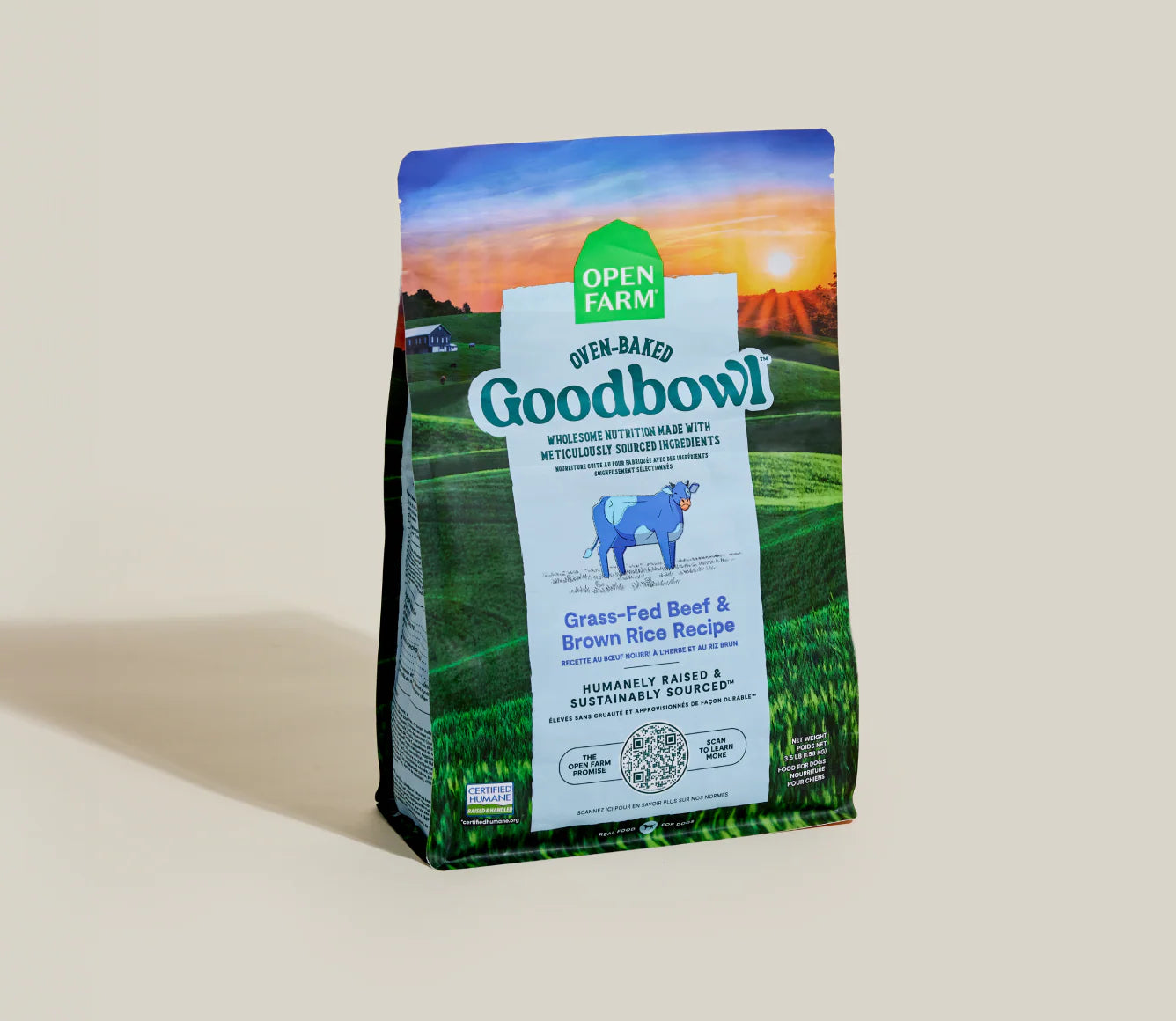 Goodbowl™ Harvest Beef & Brown Rice Dog Kibble