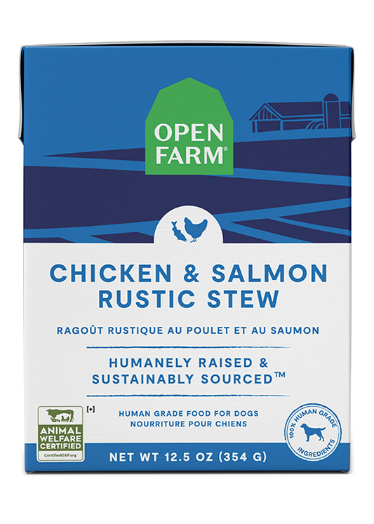 Open Farm Chicken & Salmon Rustic Stew 12.5oz