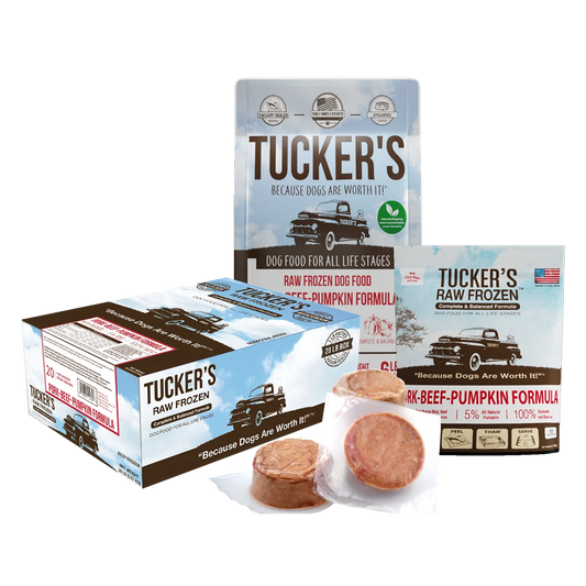 Tucker's Frozen Raw Dog Food Pork, Beef & Pumpkin