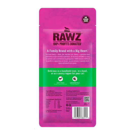 RAWZ Lickable Cat Treats Chicken - back