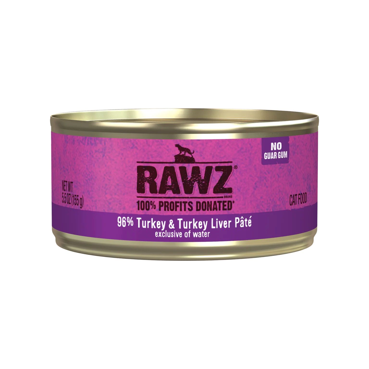 RAWZ 96% Turkey & Turkey Liver Pâté 5.5oz