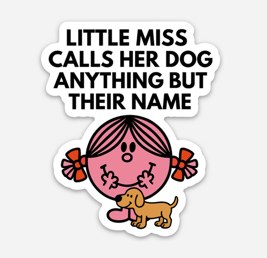 Little Miss Sticker
