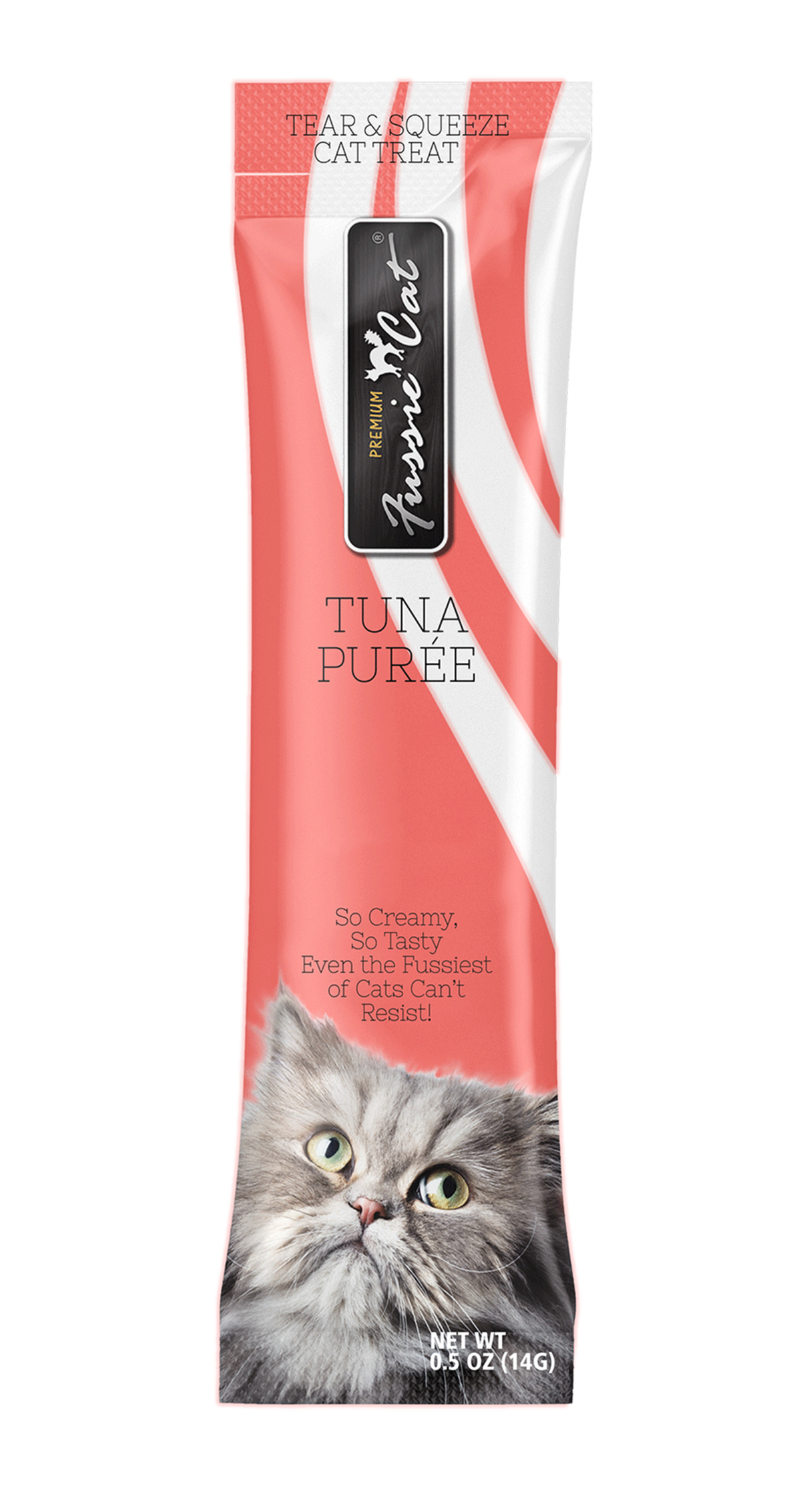 Fussie Cat Tuna Purée lickable cat treat