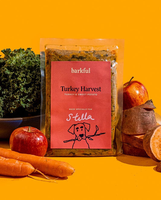 Frozen Turkey Harvest Barkful Dog Food