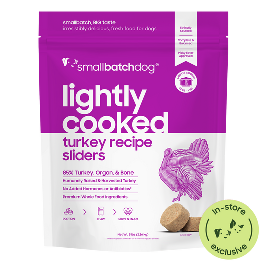 Smallbatch Dog Lightly Cooked Turkey
