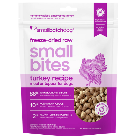 Turkey Small Bites FD Raw 7oz