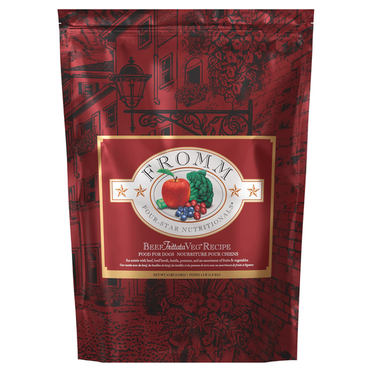 Fromm Four-Star Nutritionals Beef Frittata Veg Recipe Dry Dog Food