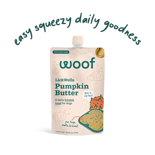 Woof LickWells Pumpkin Peanut Butter Spread - 12 oz