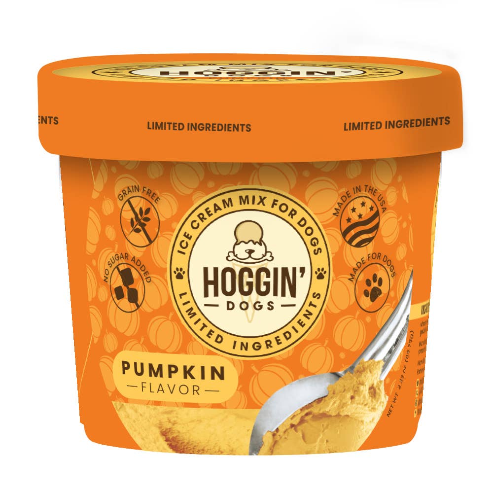 Hoggin' Dogs Ice Cream Mix: Pumpkin
