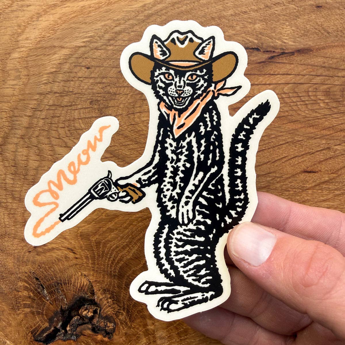 Bandit Cat Sticker