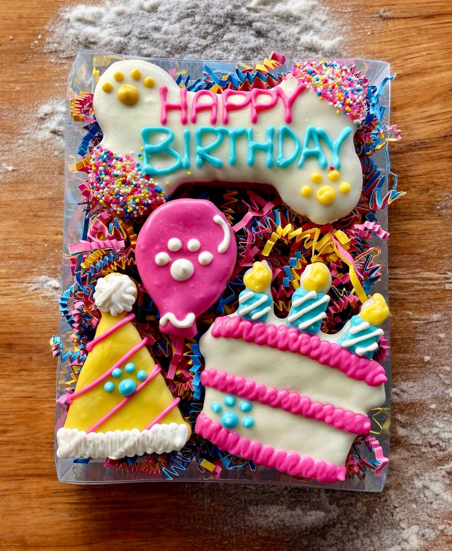 Large Birthday Cookie Box