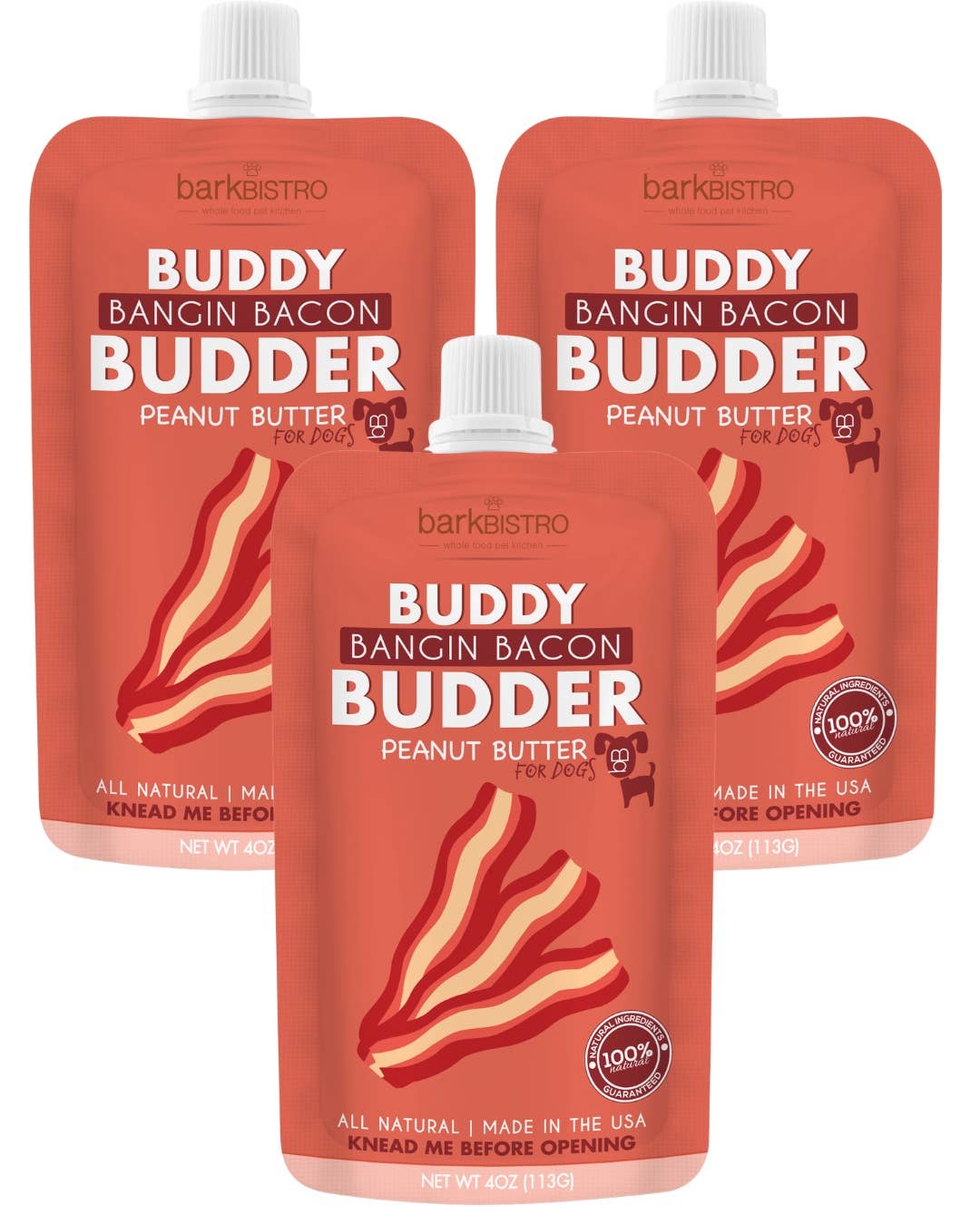 Buddy Butter 4oz Squeeze Bacon