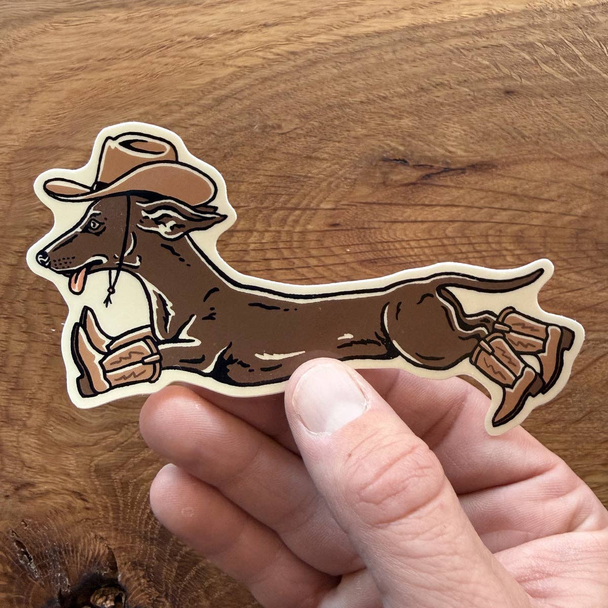 Weenie Ruff Rider Glossy Sticker