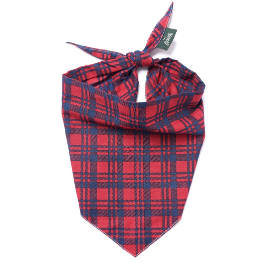 Cabin Plaid Dog Bandana