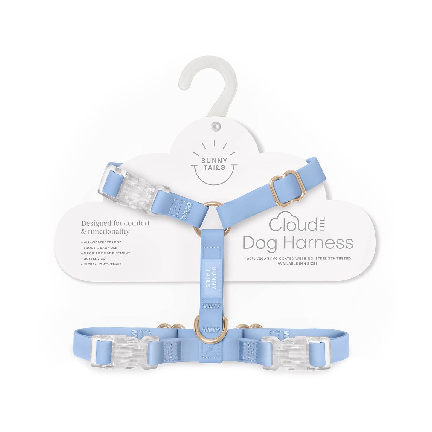 Mulberry Burgundy Cloud Lite Dog Harness