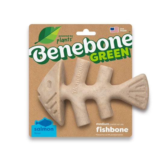 Benebone Green Fishbone Eco Chew, Medium