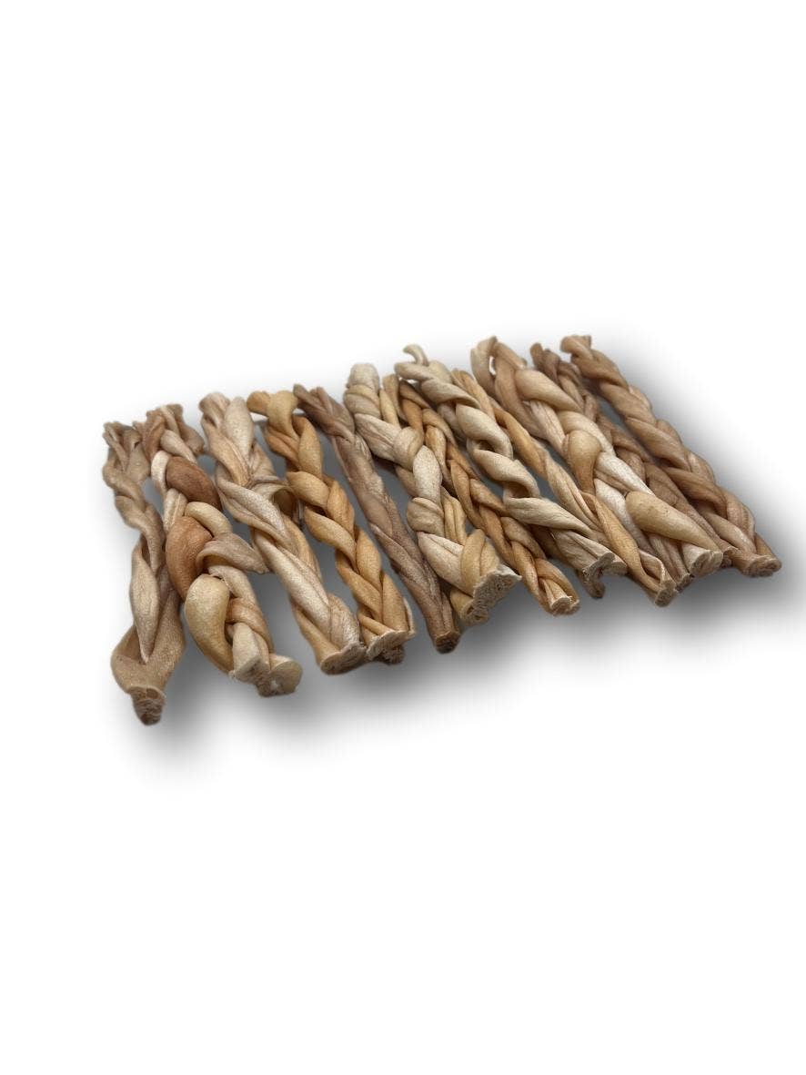 Lamb Collagen Braided Sticks 6" (LB0106CBR)