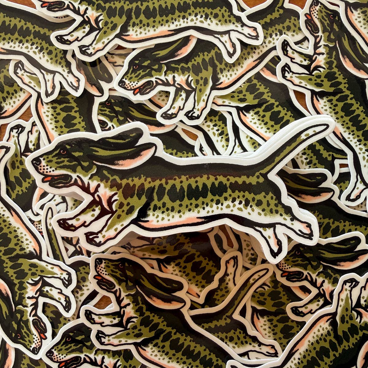 Basset Hound Bass Sticker