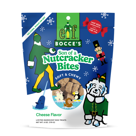 Bocce's Bakery Elf Son of a Nutcracker Soft & Chewy Bites, 6 oz