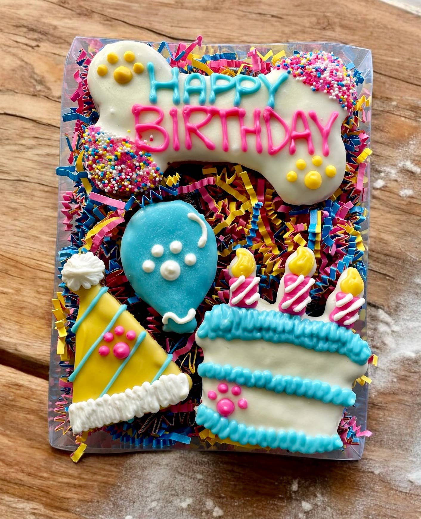 Large Birthday Cookie Box