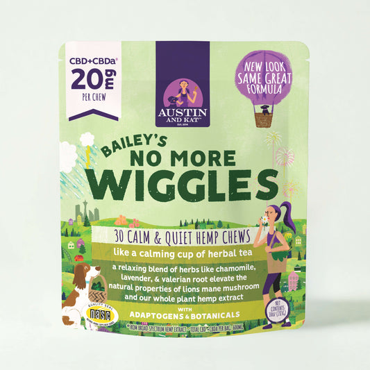 Austin and Kat Bailey's No More Wiggles Calming Chews