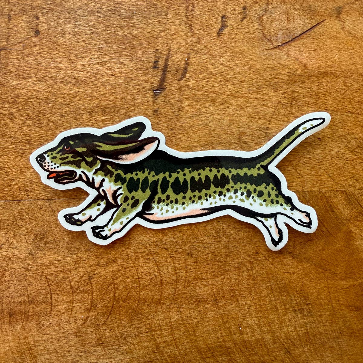 Basset Hound Bass Sticker