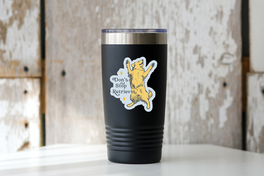 Don't Stop Retrievin' Sticker