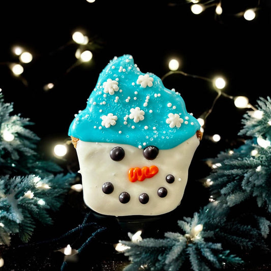 Frosty PUP-cakes dog treats