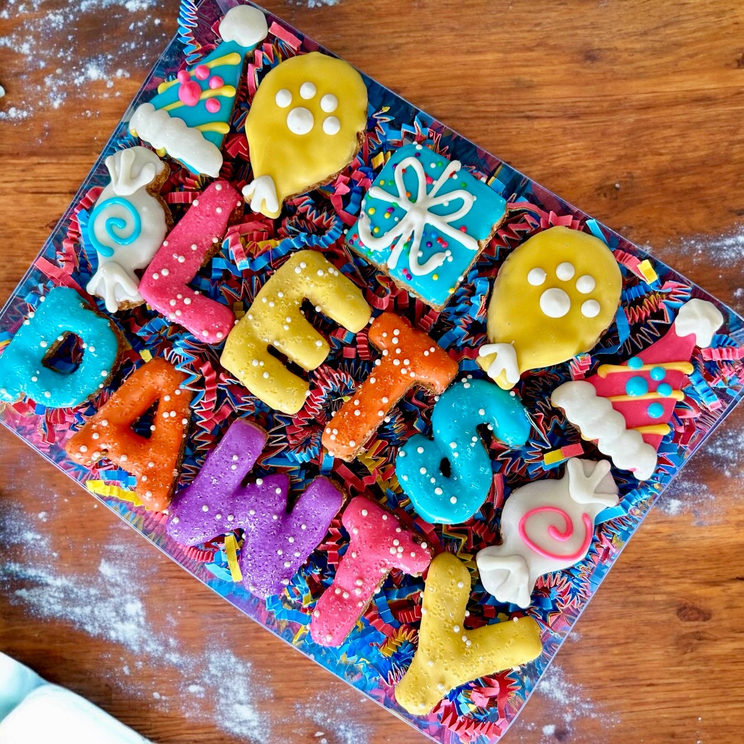 GIFT BOX Lets PAWTY Birthday dog treat