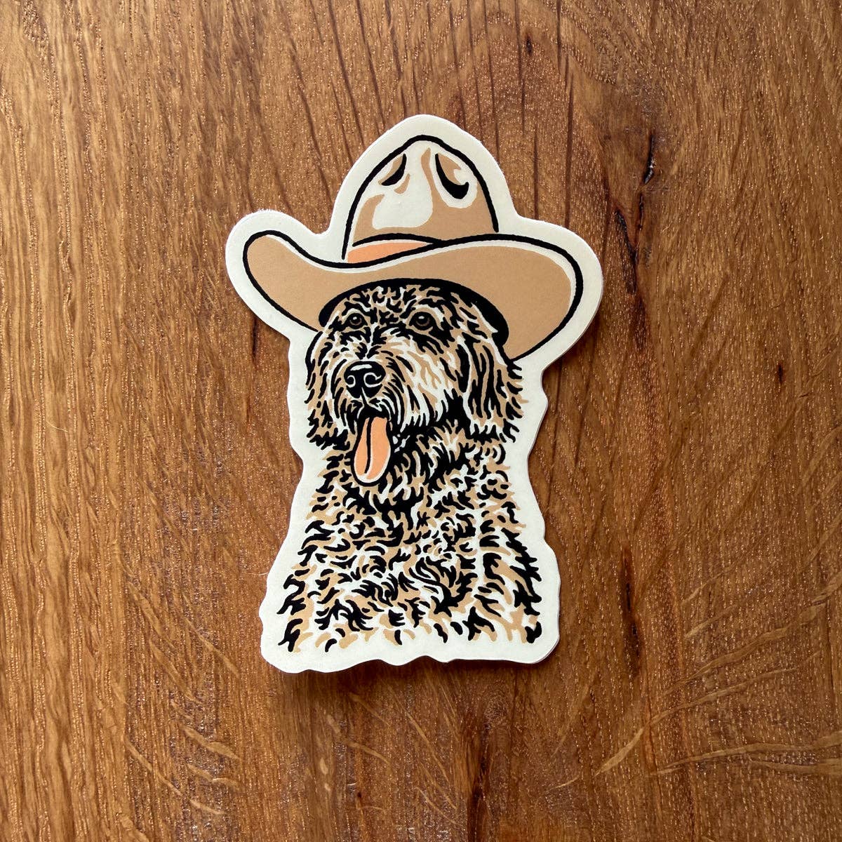 Doodle Cowdog Sticker