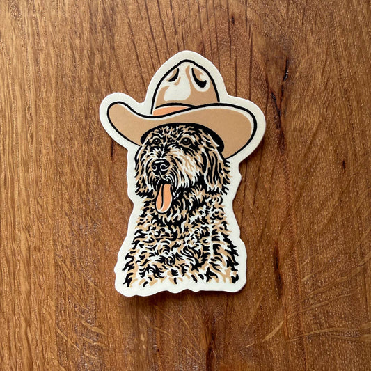 Doodle Cowdog Sticker