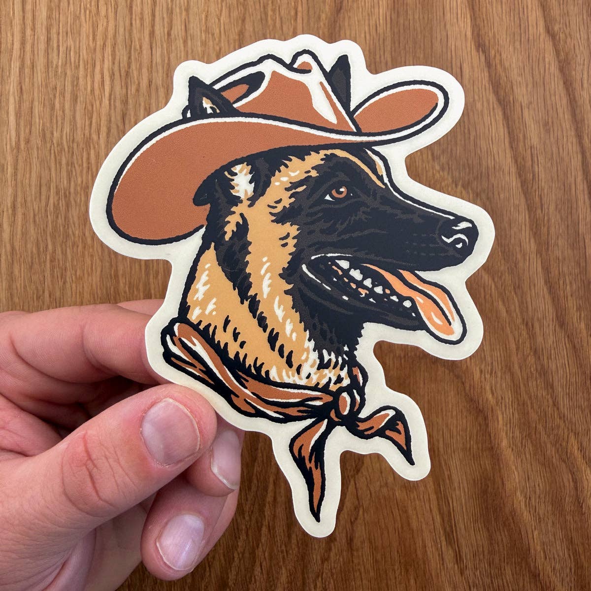 Belgian Malinois Cowdog Sticker