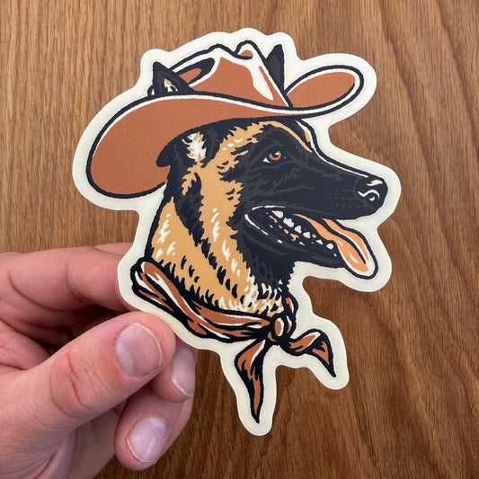 Belgian Malinois Cowdog Sticker