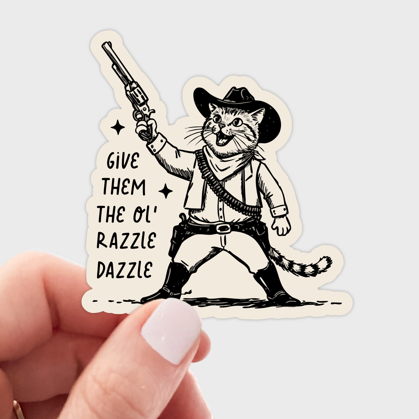 Razzle Dazzle Sticker