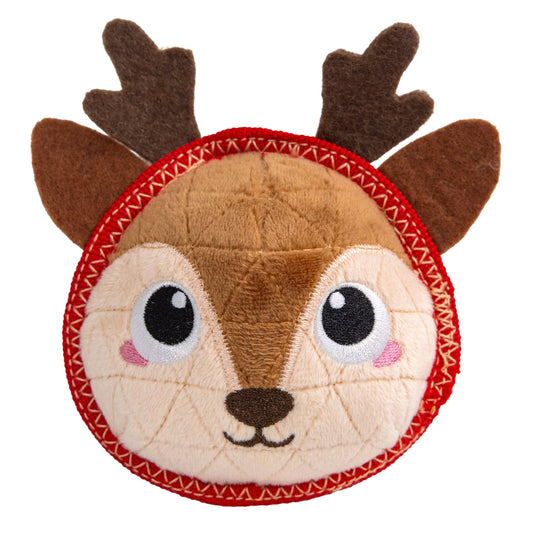 Outward Hound Xtreme Seamz Reindeer Dog Toy, Small