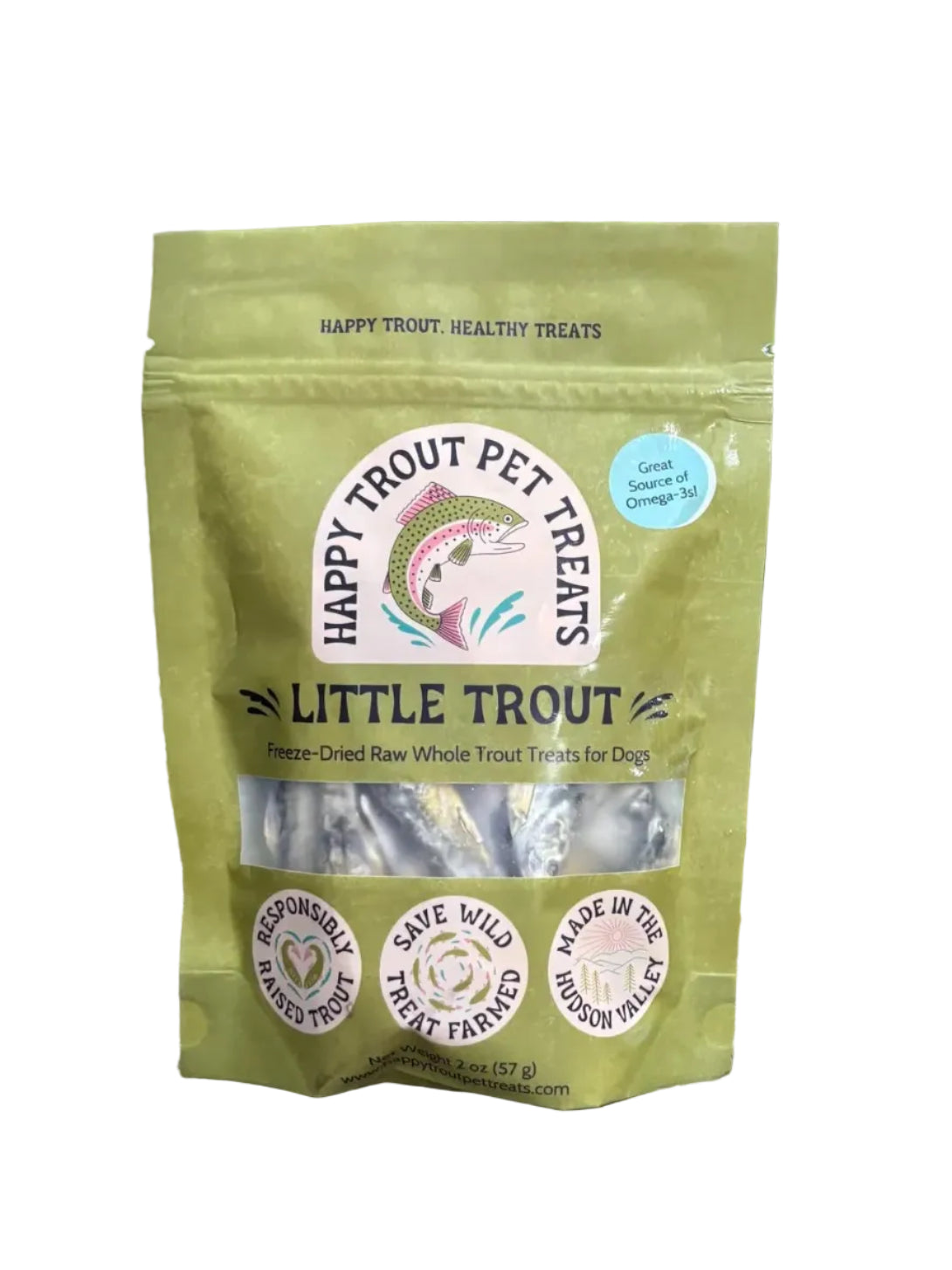Little Trout, Freeze-Dried Whole Trout Pet Treats