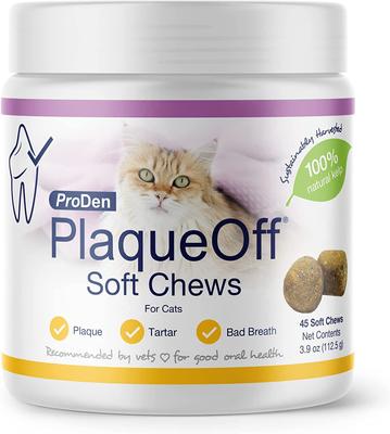 ProDen PlaqueOff Soft Chews for Cats 45ct